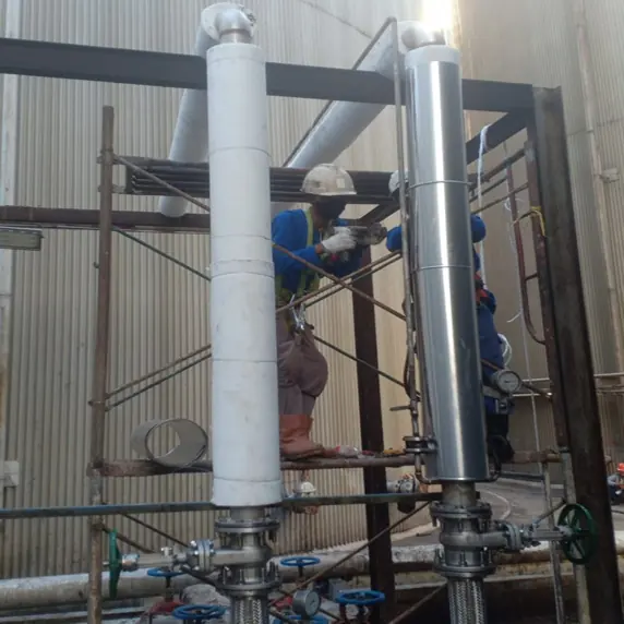 Pemasangan GFI Insulation Pipe